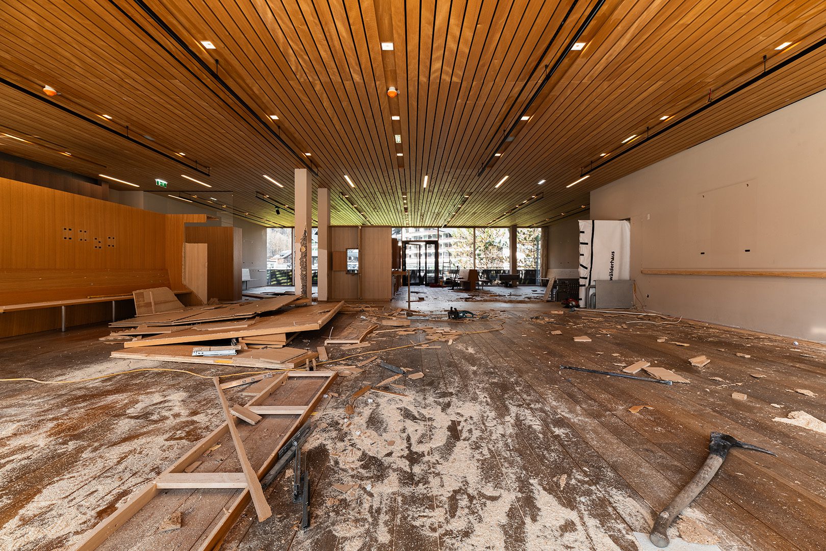 Umbauarbeiten in einem Hotel