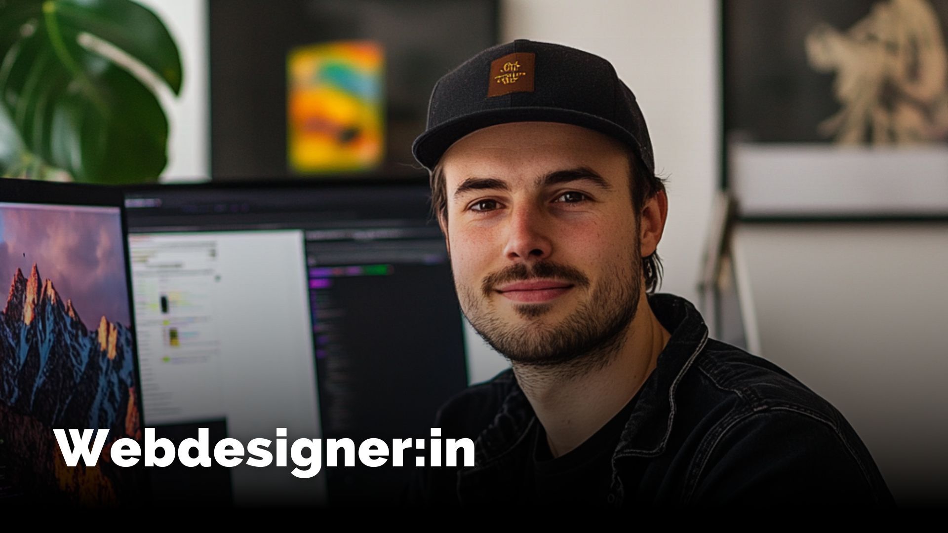Vertrauenswürdige Person am Computer
