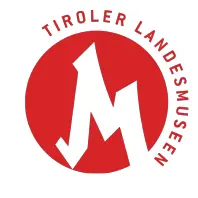 Logo der Tiroler Landesmuseen, rote Kreiskomposition
