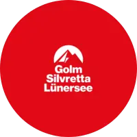 Logo Golm Silvretta Lünersee in rot