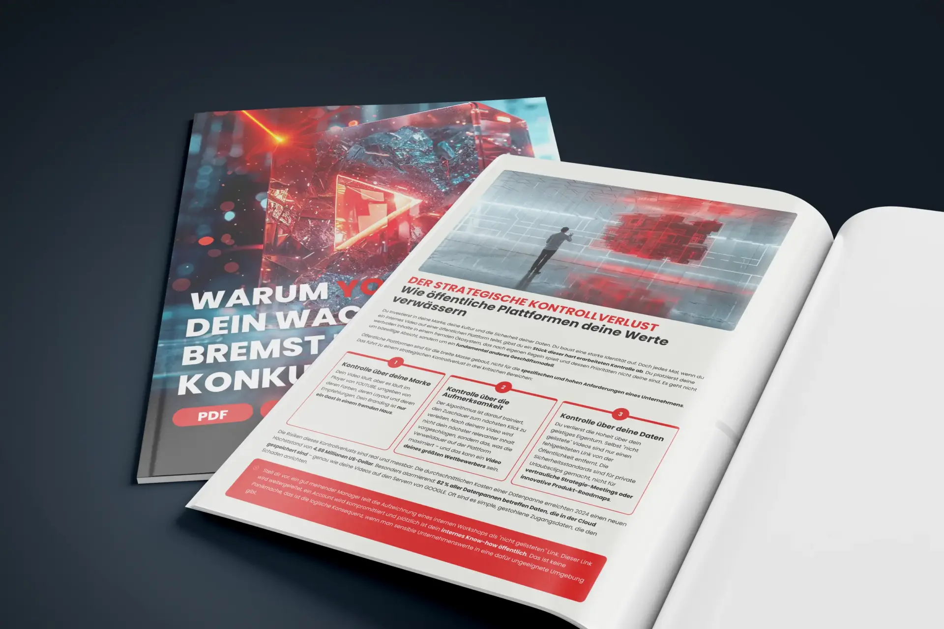 Zwei Magazine mit Technologie- und Marketingthemen.