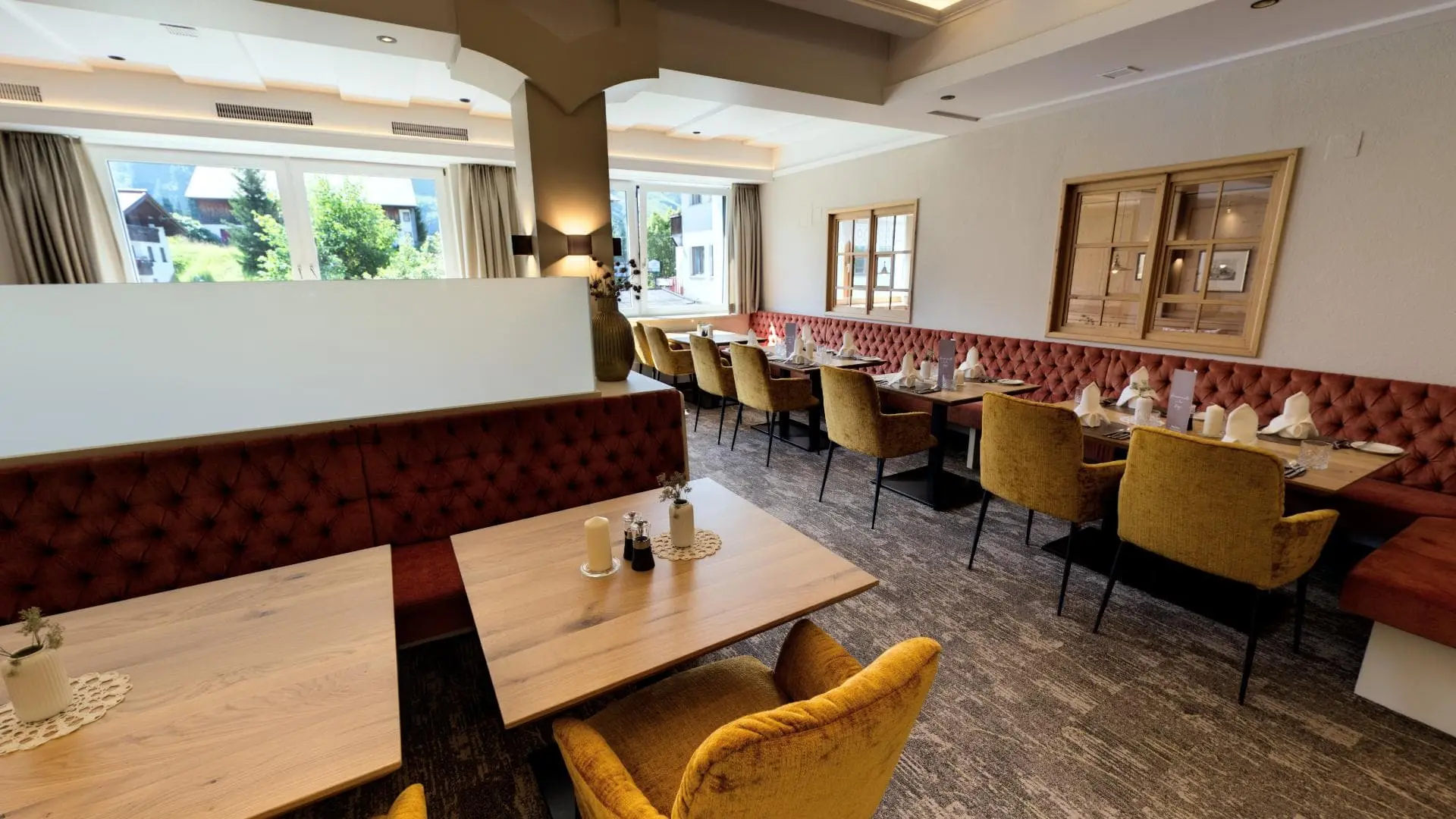 Elegantes Restaurant mit stilvoller Einrichtung