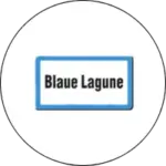 Logo mit Schriftzug 'Blaue Lagune'