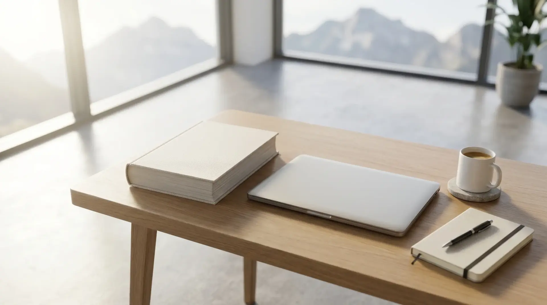 Gedruckter Leitfaden zu interaktiven Spielen liegt neben einem Laptop auf einem hellen Schreibtisch