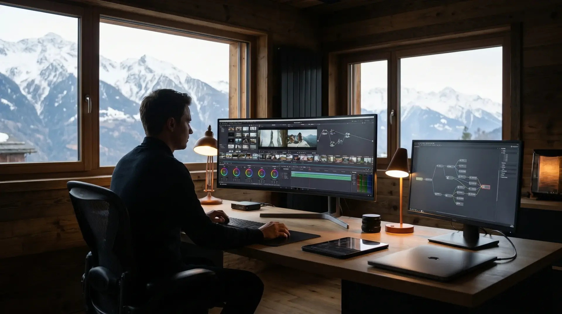Editor baut den Interaktions-Layer eines Videos am Schnittplatz auf