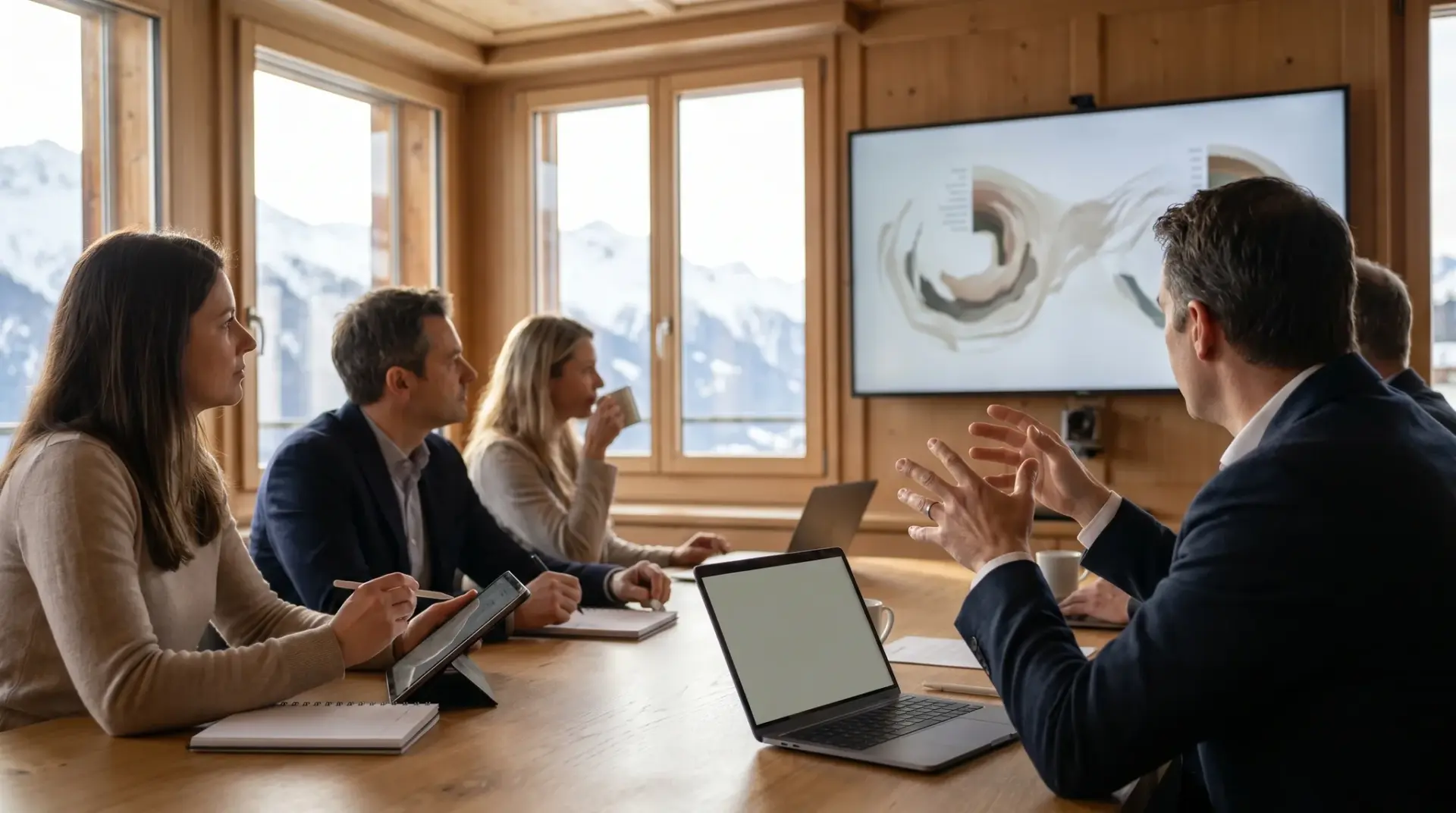Management-Präsentation der KI-Roadmap vor der Entscheider-Runde