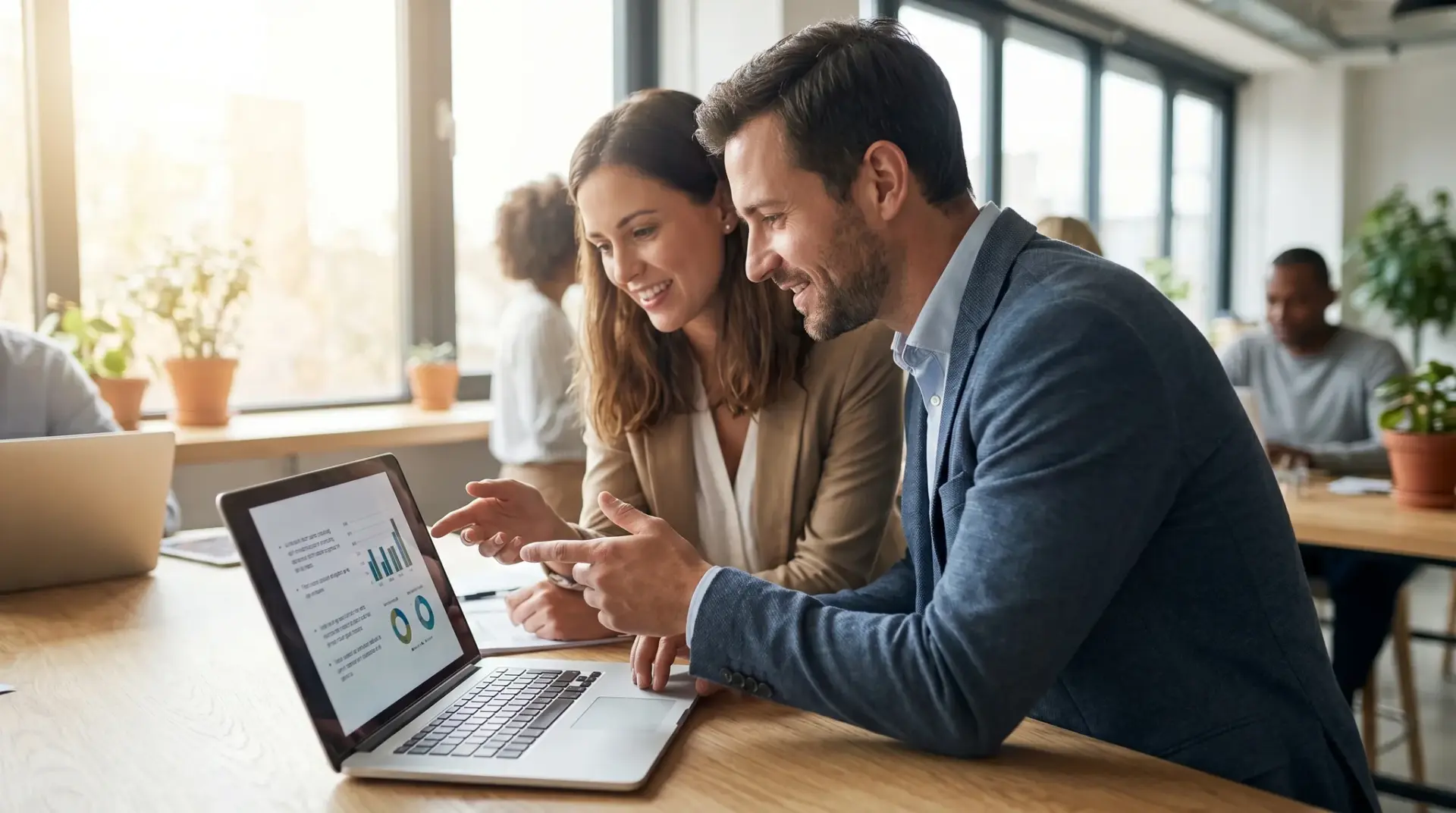 Marketing-Verantwortliche setzt die priorisierte Roadmap im Team um