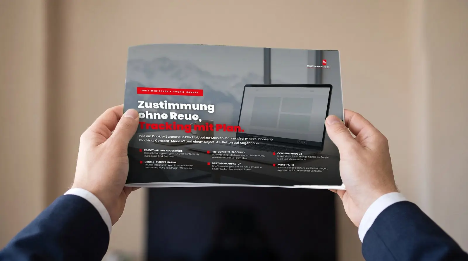 ePaper Cookie-Banner der MULTIMEDIAFABRIK