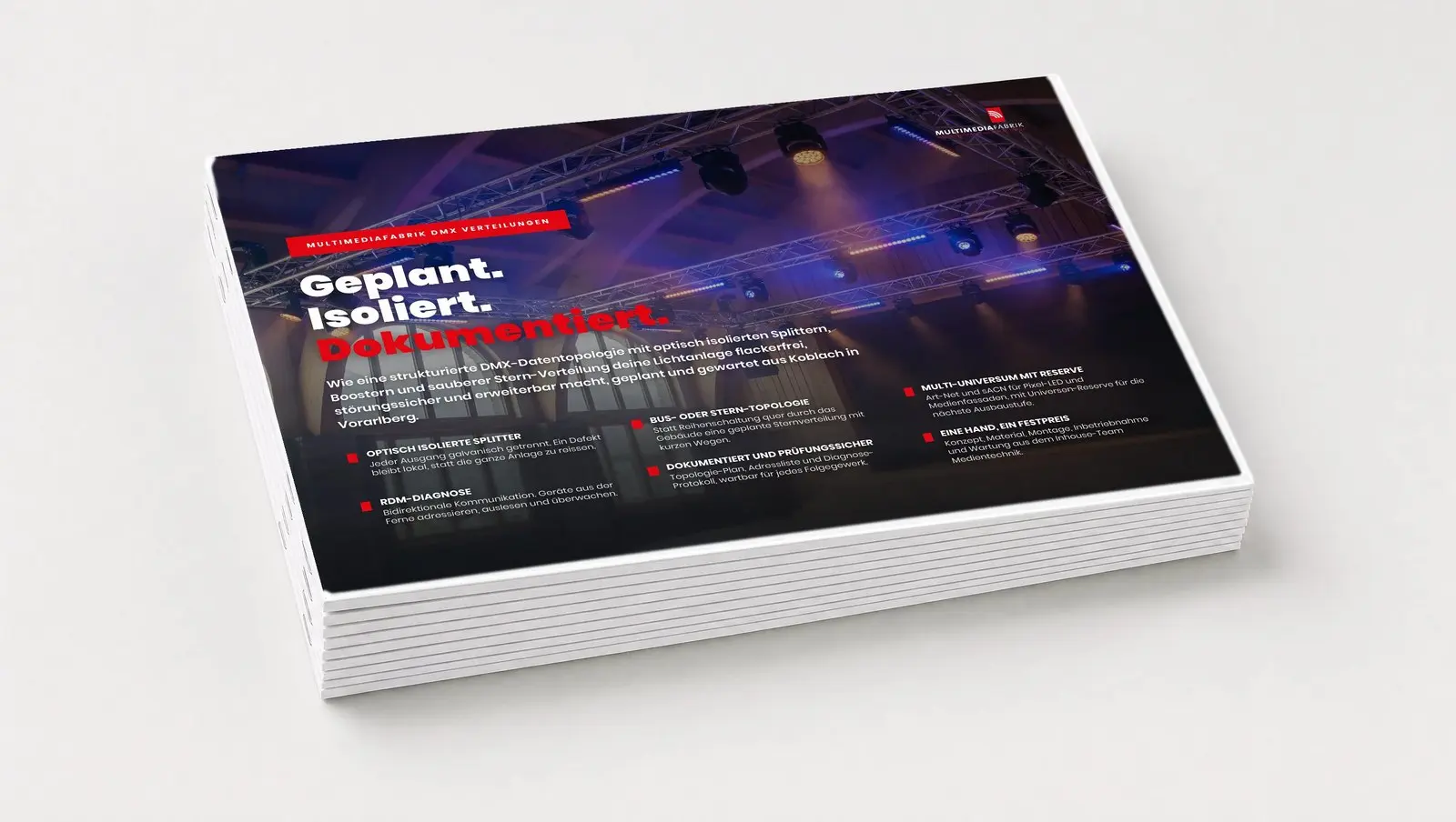 ePaper DMX Verteilungen der MULTIMEDIAFABRIK