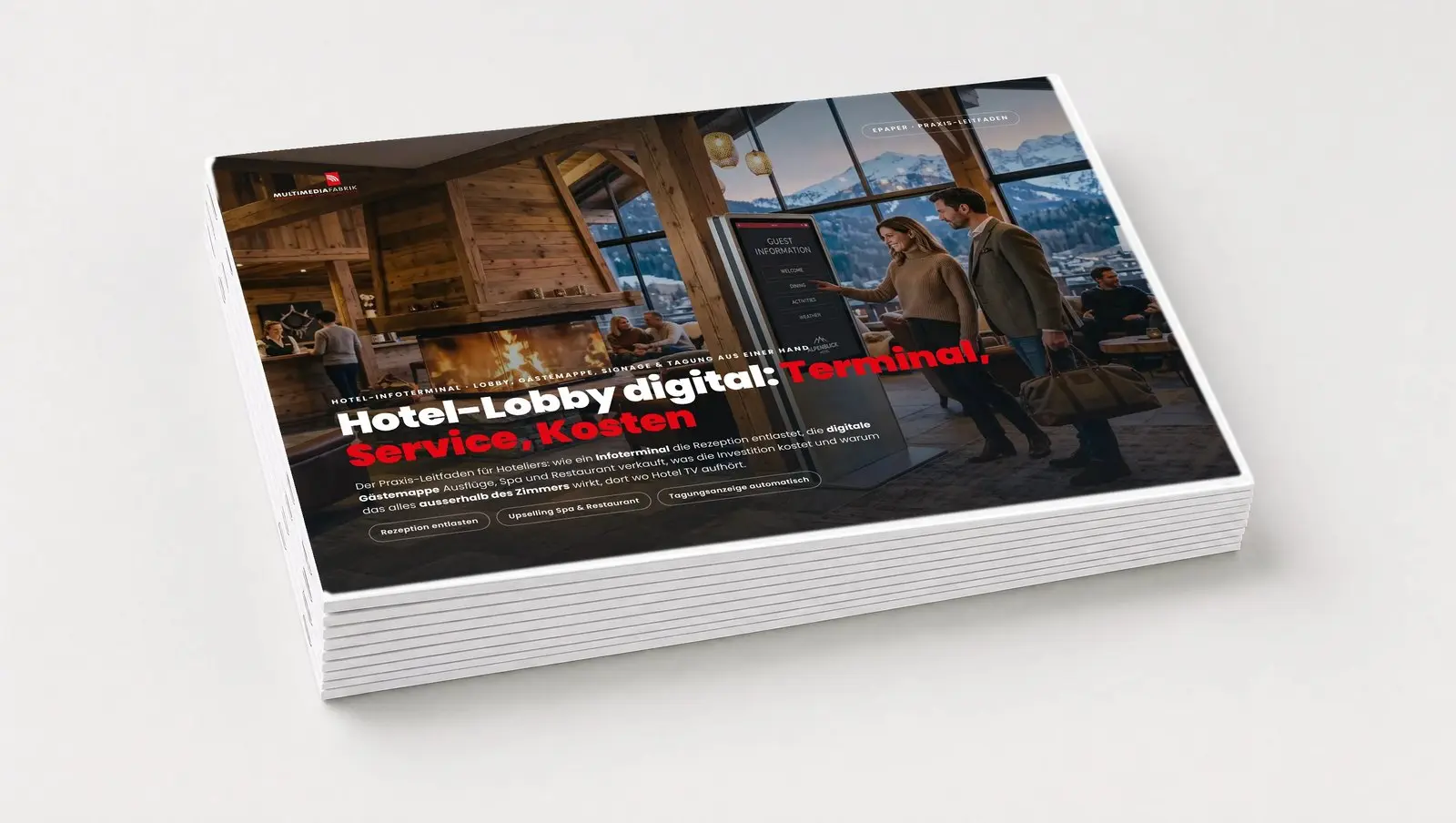 ePaper Hotel-Infoterminal & digitale Gästeinformation der MULTIMEDIAFABRIK