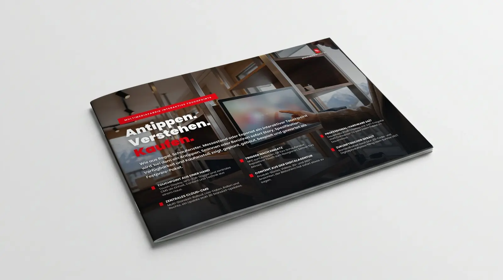 ePaper Interaktive Produktpräsentationen, POS / NFC der MULTIMEDIAFABRIK