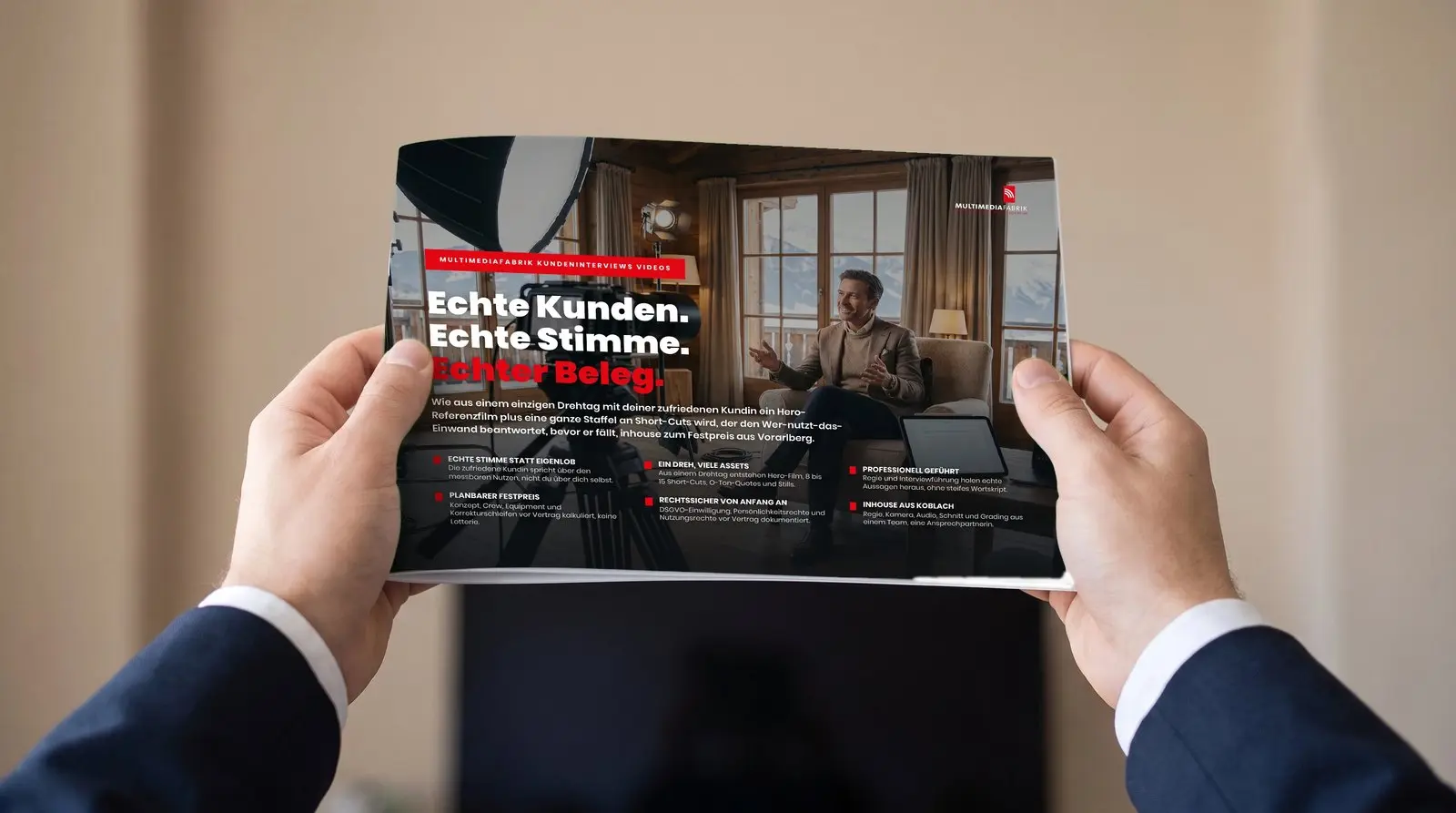 ePaper Kundeninterviews Videos der MULTIMEDIAFABRIK