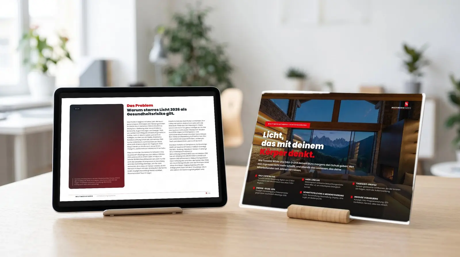 ePaper Lichtsteuerungssysteme der MULTIMEDIAFABRIK