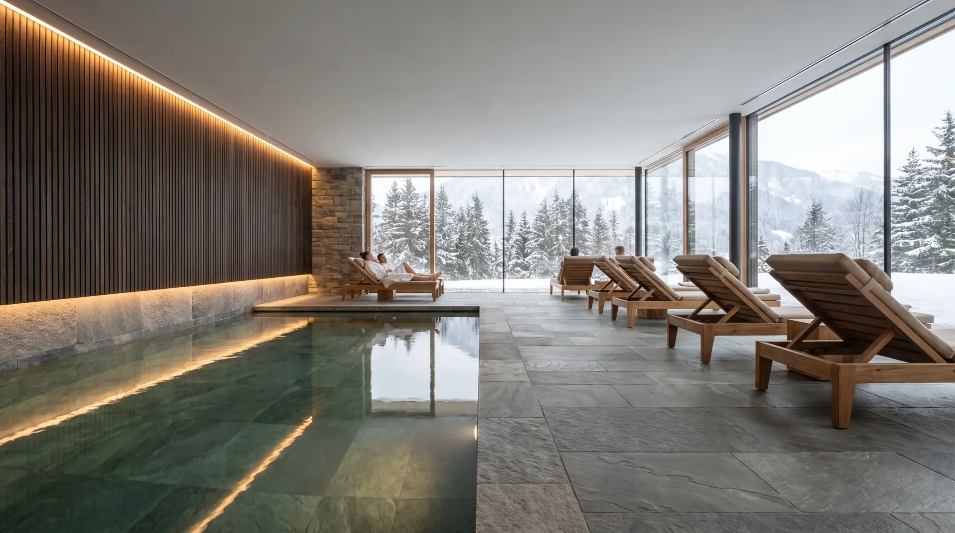 Medientechnik für Hotels: Spa wellness (MULTIMEDIAFABRIK, Koblach, Vorarlberg)
