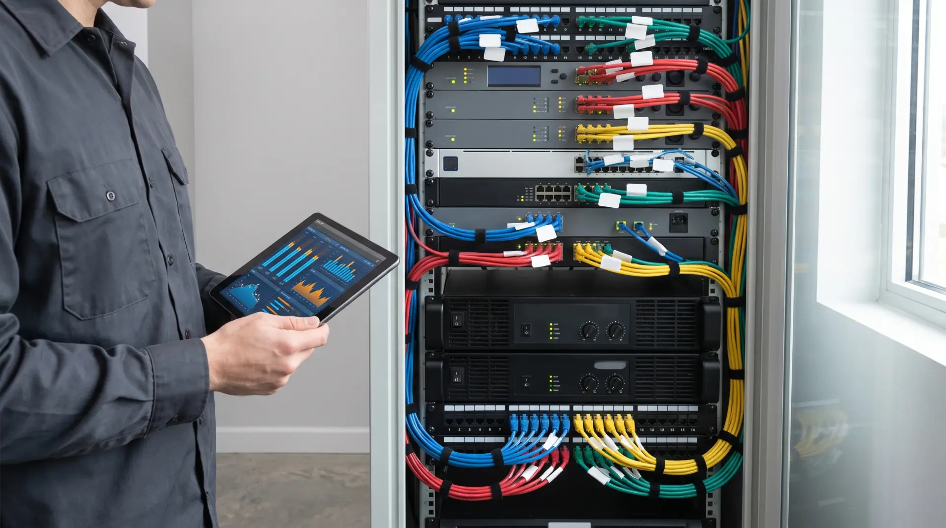 Club- und Bar-Technik: Technik rack (MULTIMEDIAFABRIK, Koblach, Vorarlberg)