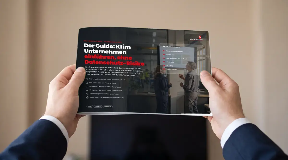 Der Guide: KI im Unternehmen einführen, ohne Datenschutz-Risiko, Ansicht 1