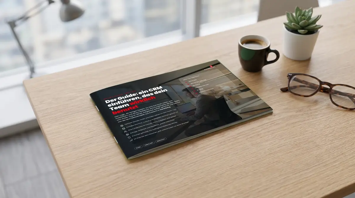 Der Guide: ein CRM einführen, das dein Team wirklich benutzt, Mockup