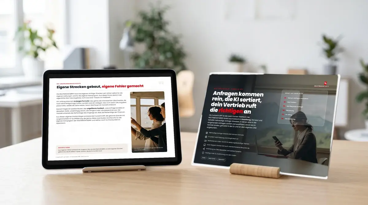 Der Leitfaden: Wie eine Anfrage-Strecke mehr aus deiner Website holt, Ansicht 2