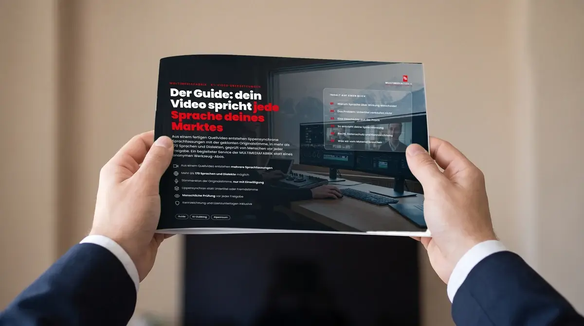 Der Guide: KI-Video-Übersetzungen, wie ein Video jede Sprache spricht, Ansicht 1