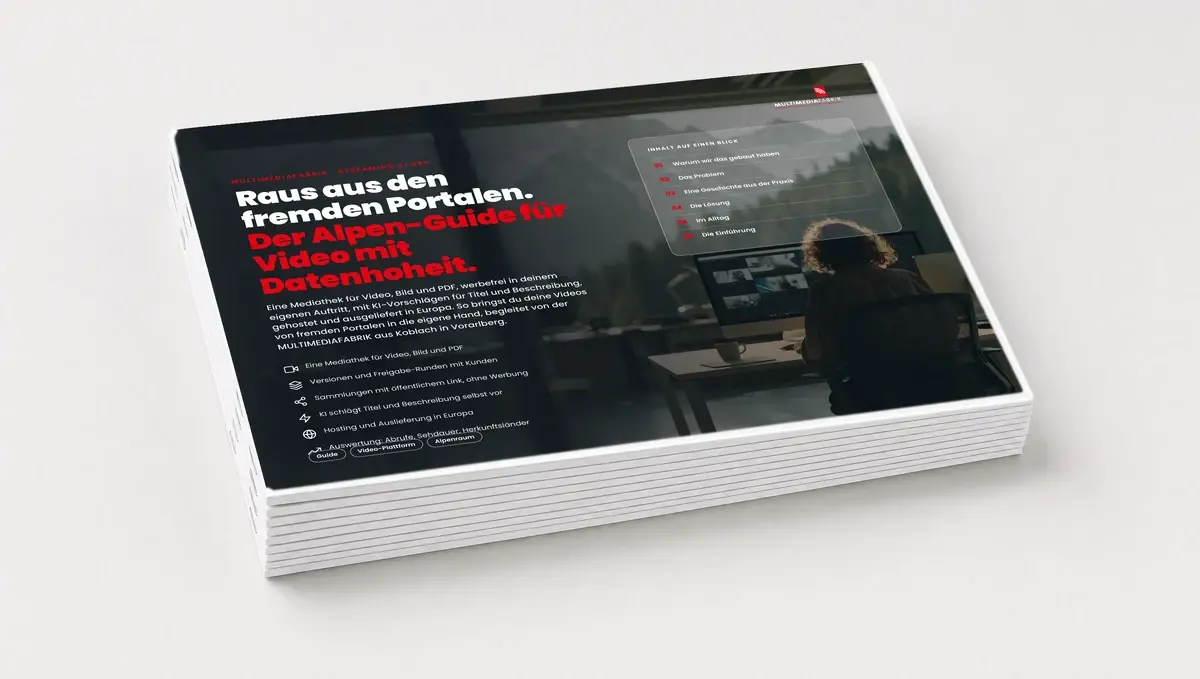 Der Leitfaden: Der Video-Streamer in den Alpen, Ansicht 5