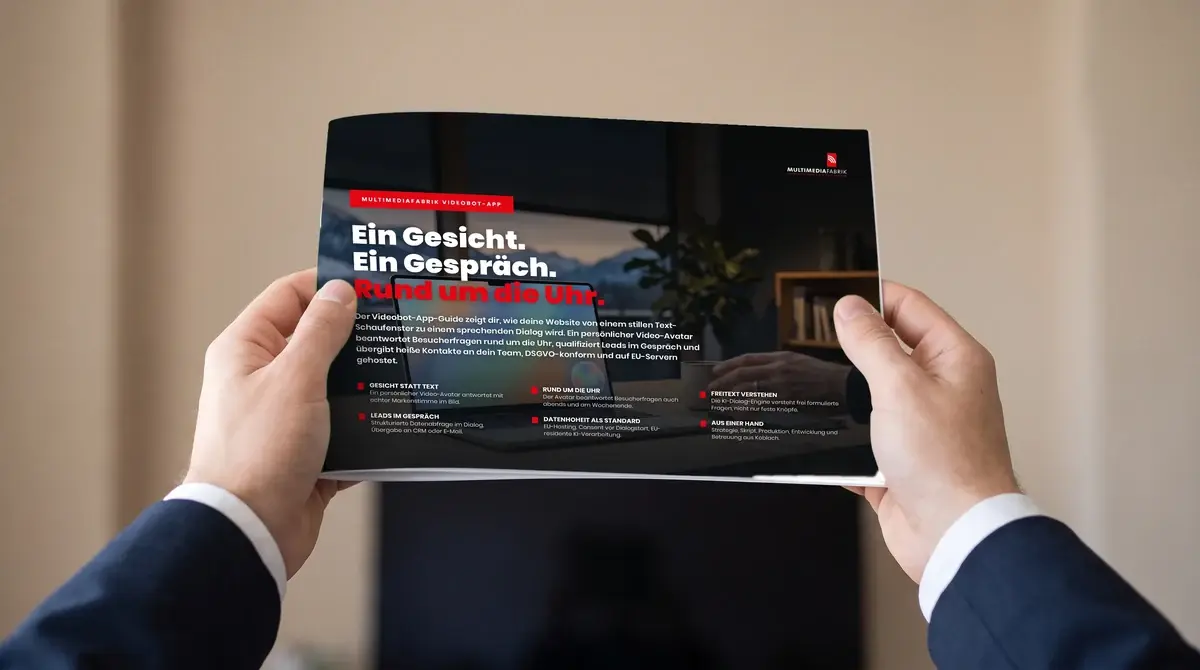 Der Guide: Deine Website antwortet, rund um die Uhr, Ansicht 1