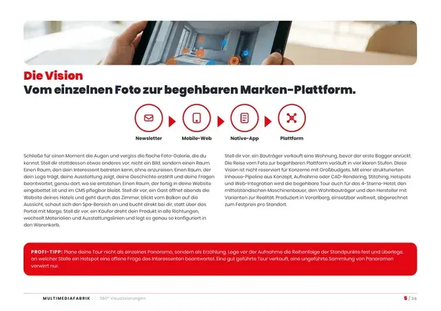 Seite 5 von 24 aus dem ePaper 360° Visualisierungen