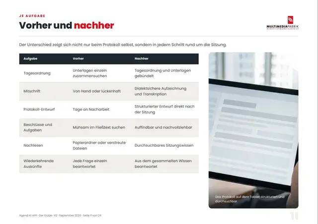 Seite 11 von 24 aus dem ePaper AGENDI KI APP
