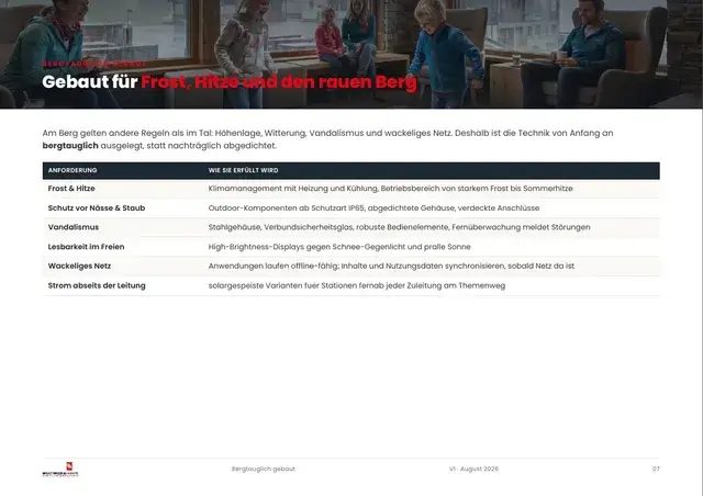 Seite 7 von 16 aus dem ePaper Besucherzentren & Bergbahn-Erlebniswelten