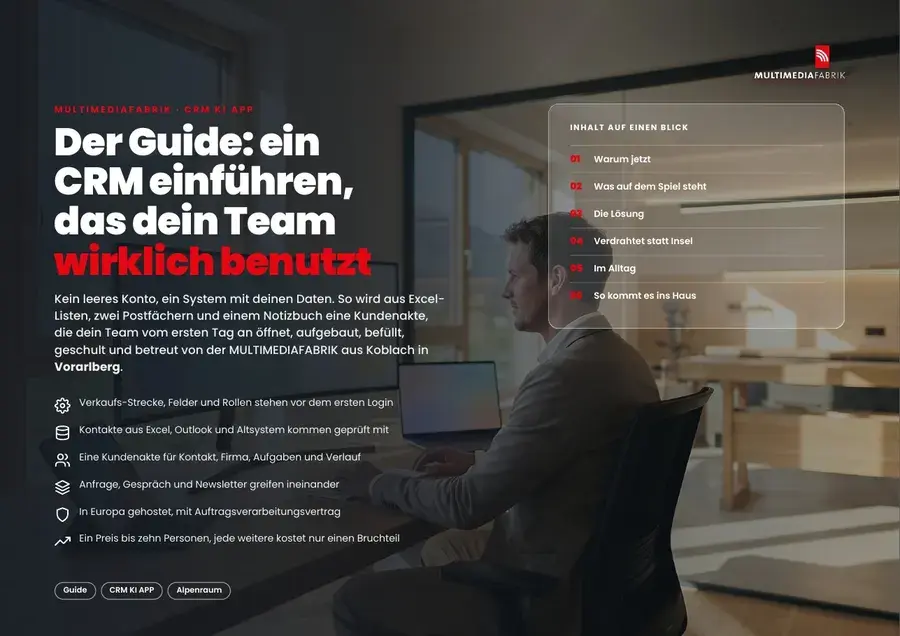 Titelseite CRM KI APP