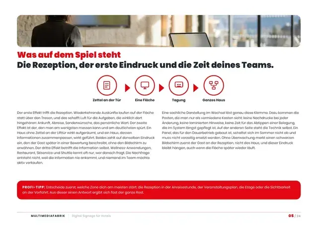 Seite 5 von 24 aus dem ePaper Digital Signage für Hotels