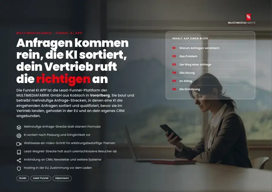 Titelseite Funnel KI APP