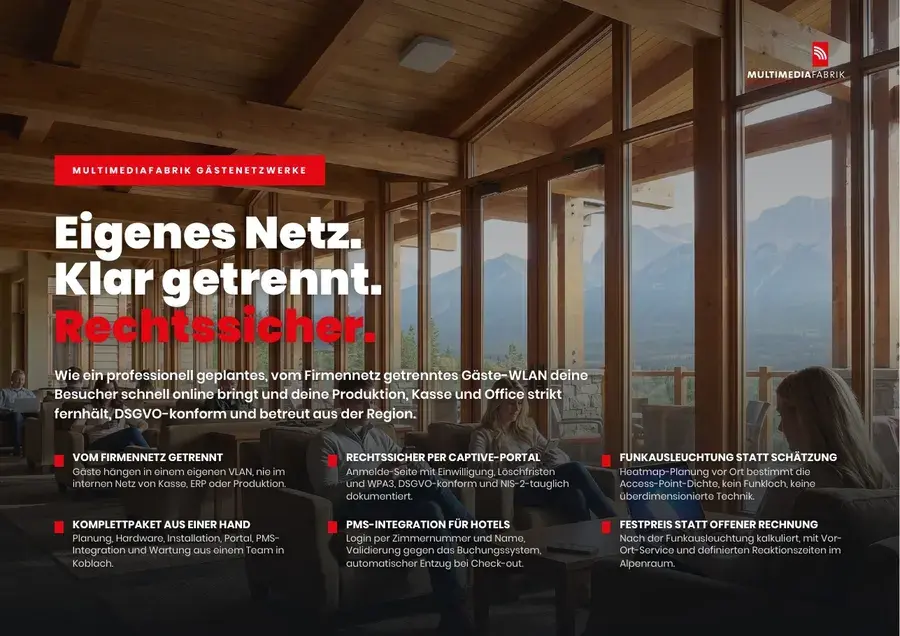 Titelseite Gästenetzwerke