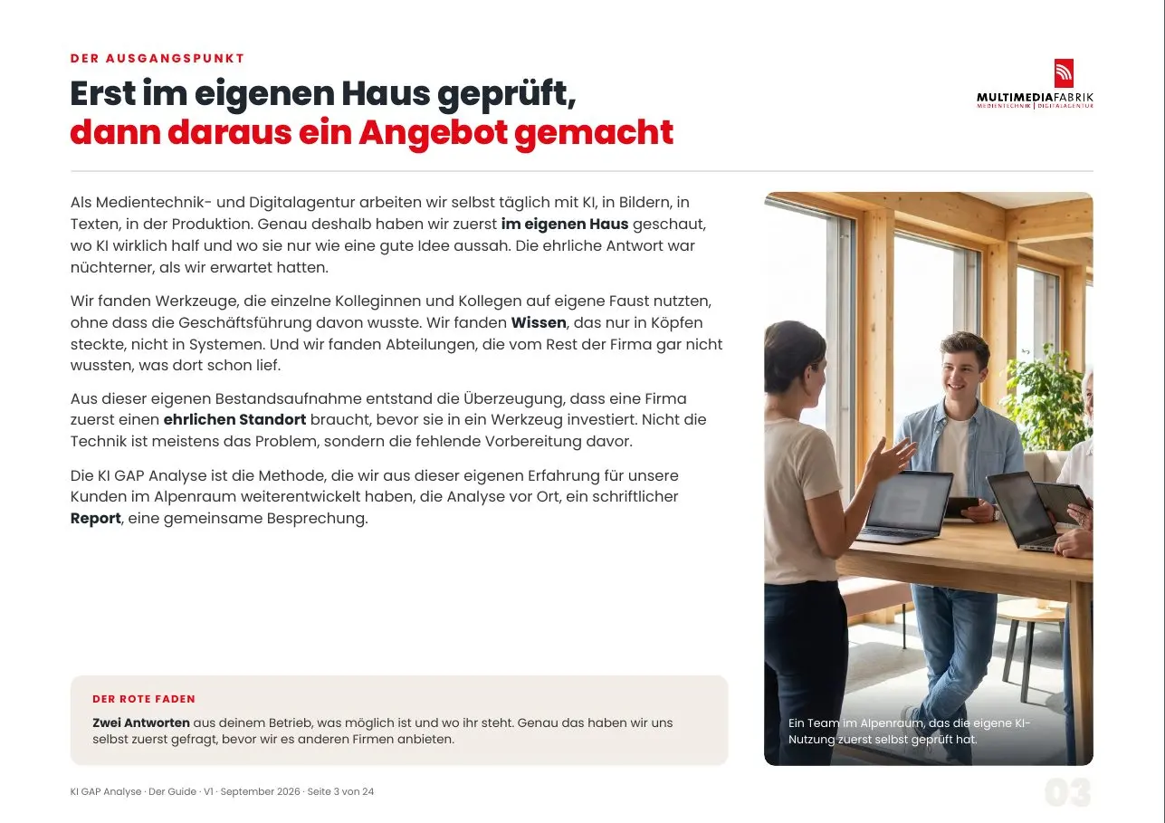 Vorschau Seite 3 von 24 aus dem ePaper KI GAP Analyse: Der Ausgangspunkt
