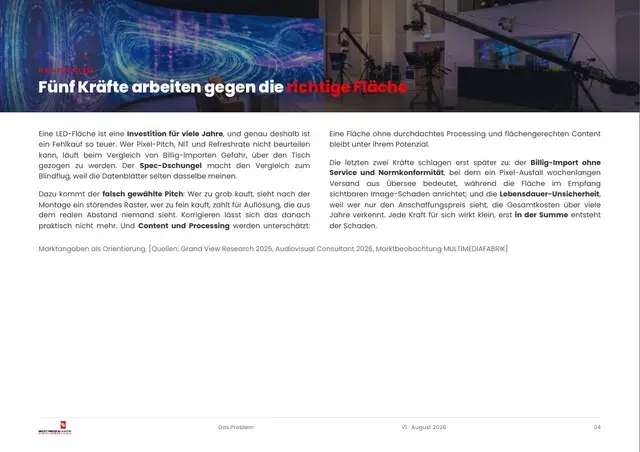Seite 4 von 20 aus dem ePaper LED Walls, Videowalls