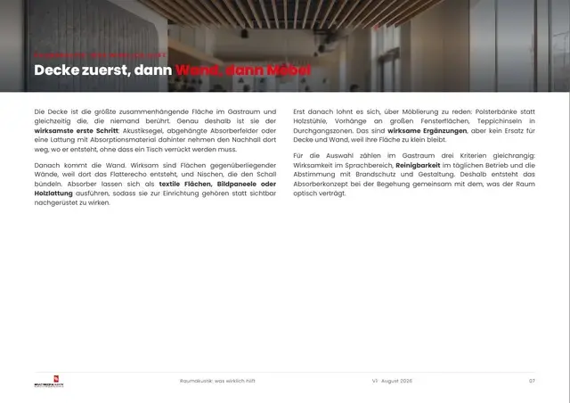 Seite 7 von 16 aus dem ePaper Medientechnik für Gastronomie