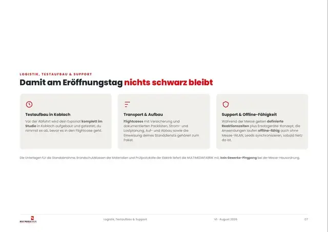 Seite 7 von 16 aus dem ePaper Messe- und Event-Exponate