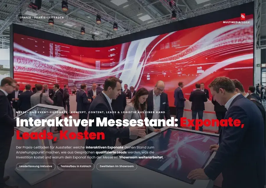 Titelseite Messe- und Event-Exponate