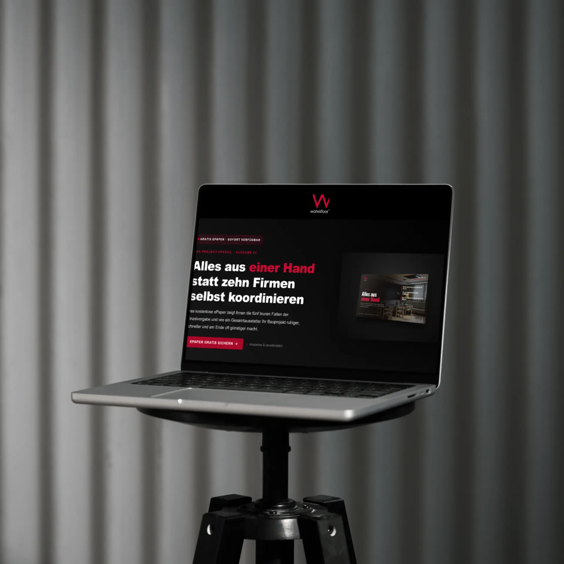 mmf changelog wohnfloor epaper funnel generalunternehmen