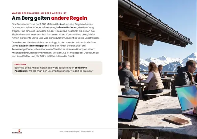 Seite 3 von 16 aus dem ePaper Skihütten-Beschallung