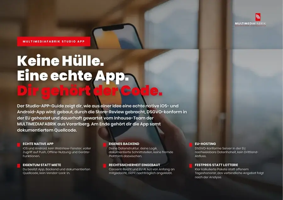 Titelseite des ePapers Studio APP der MULTIMEDIAFABRIK